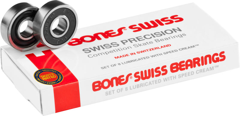 BONES SWISS BEARINGS-8MM (8-PACK)