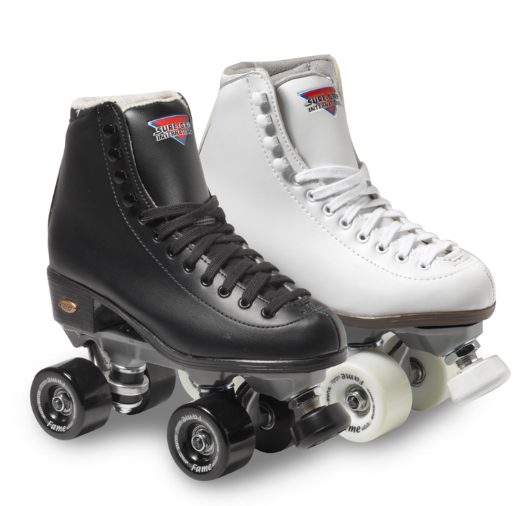 Sure Grip Fame Artistic Roller Skates - Black or White