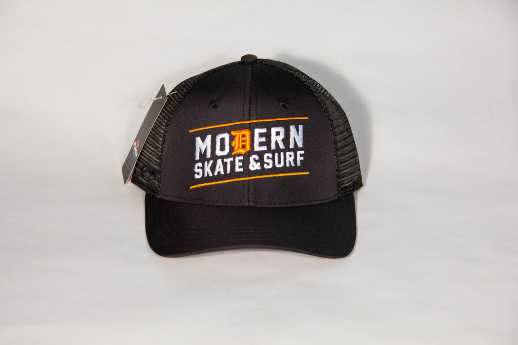 Modern Trucker hat cotton Black