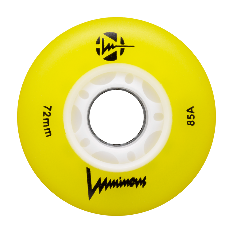 Luminous LED Inline Skate Wheels 72mm/85a
