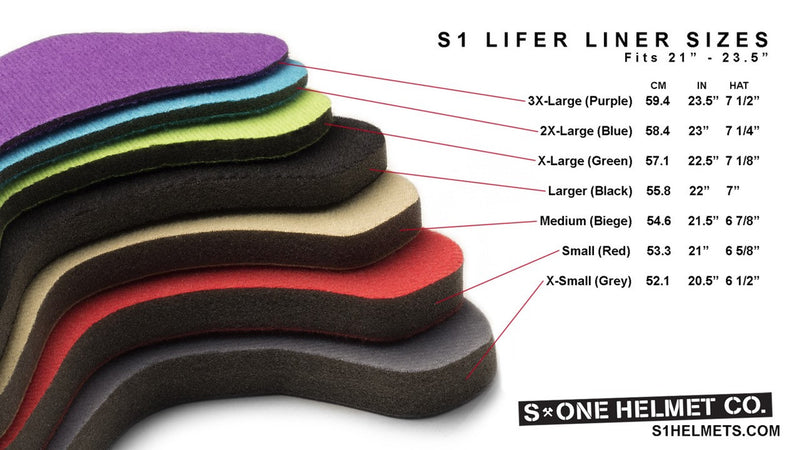 S-ONE LIFER HELMET SIZING LINER