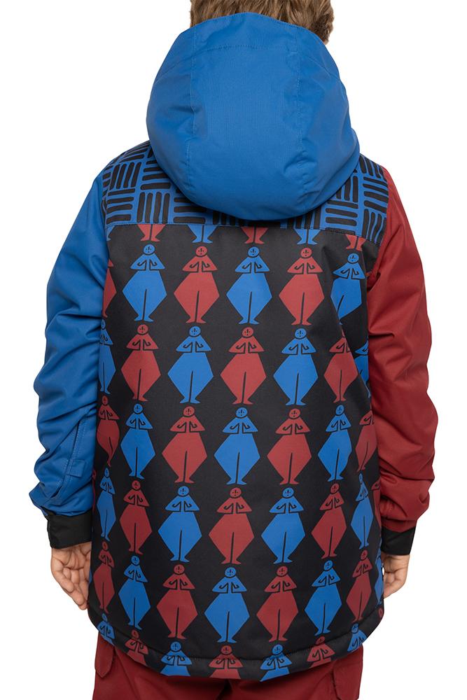 686 BOYS FOREST INSULATED JACKET-PRIMARY BLUE COLORBLOCK (2021)