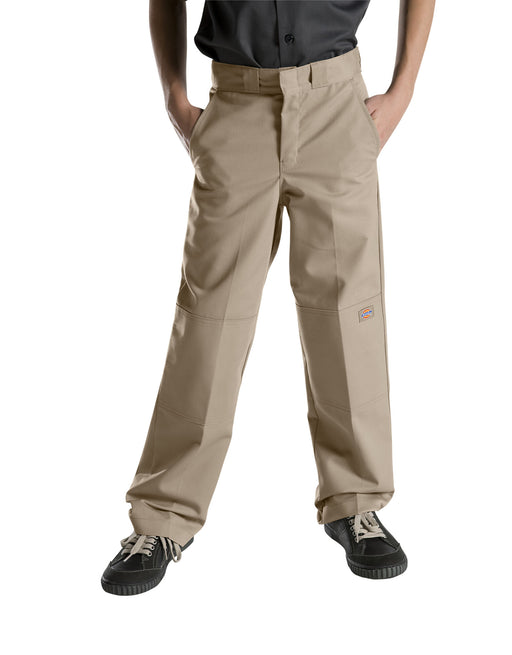 Dickies Boys Flexwaist Double Knee Pants - Desert Khaki