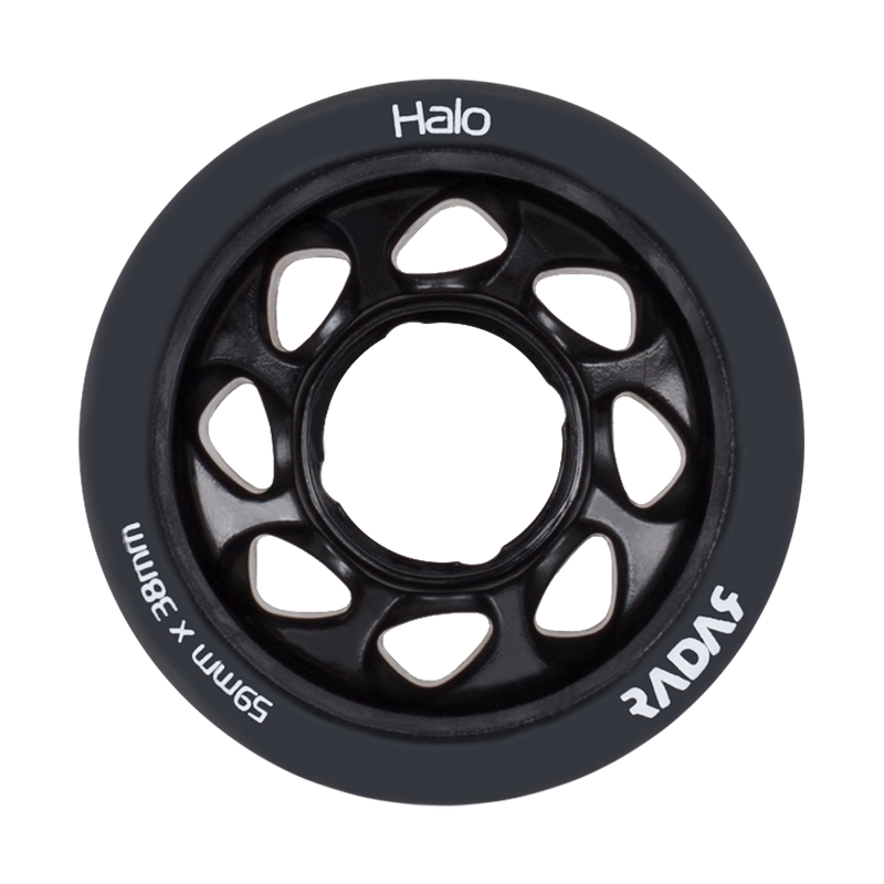 RADAR HALO ROLLER SKATE WHEELS-4-PACK