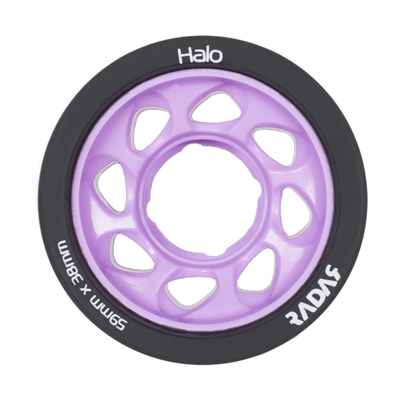 RADAR HALO ROLLER SKATE WHEELS-4-PACK
