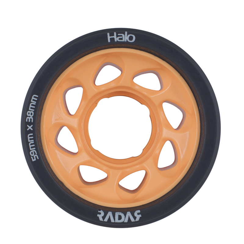 RADAR HALO ROLLER SKATE WHEELS-4-PACK