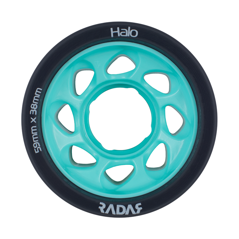 RADAR HALO ROLLER SKATE WHEELS-4-PACK