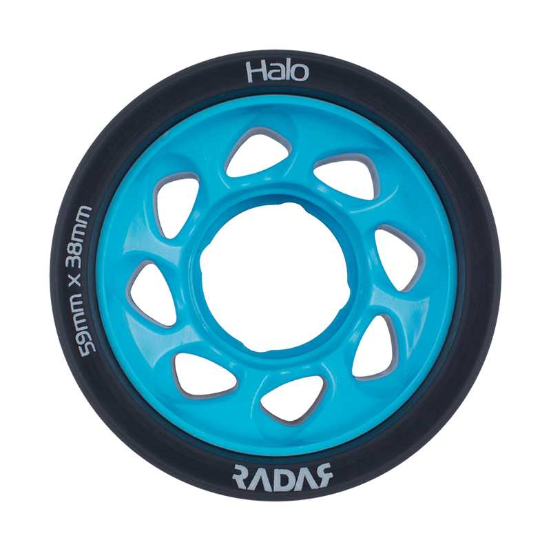 RADAR HALO ROLLER SKATE WHEELS-4-PACK