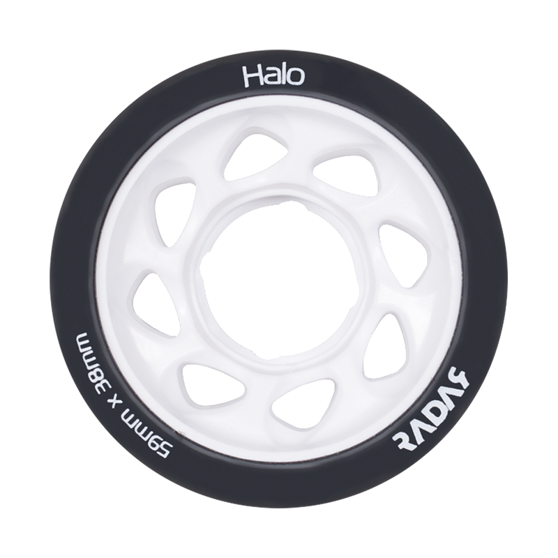 RADAR HALO ROLLER SKATE WHEELS-4-PACK