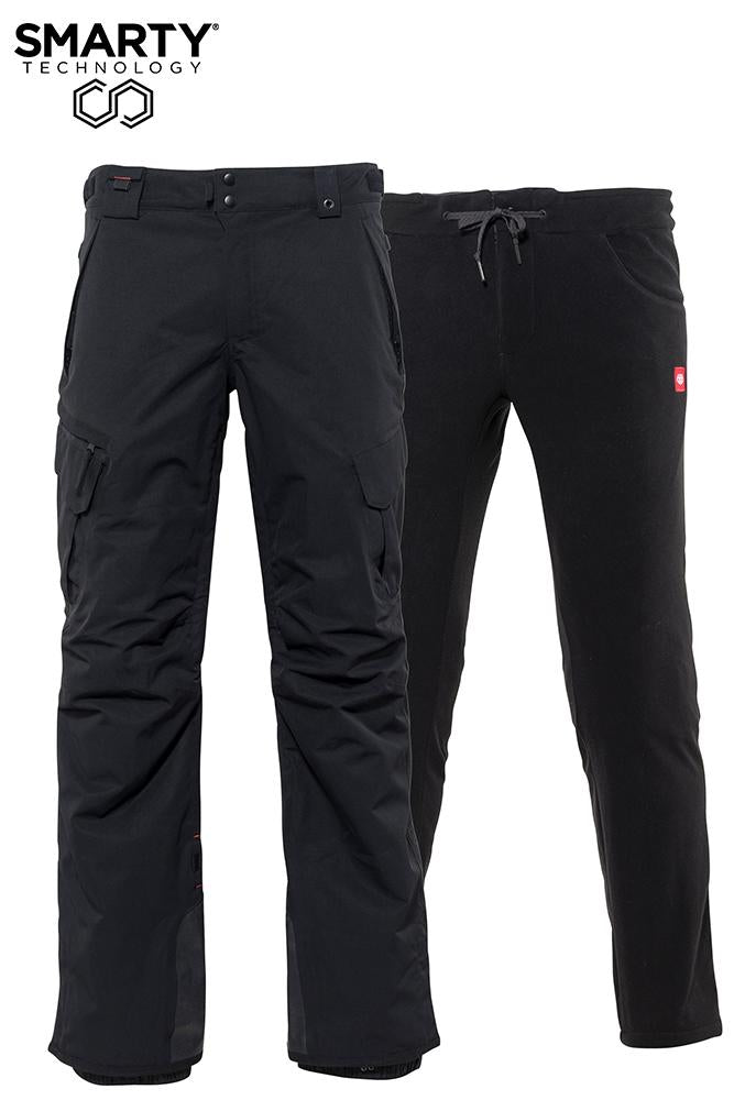 686 SMARTY 3-IN-1 CARGO MEN'S SNOWBOARD PANT-BLACK