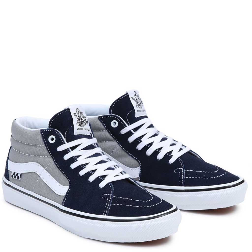 バンズ VANS SKATE GROSSO MID 28,0cm Navy/Or VANS GROSSO SKATE MID MEN'S SHOES — Modern Skate & Surf