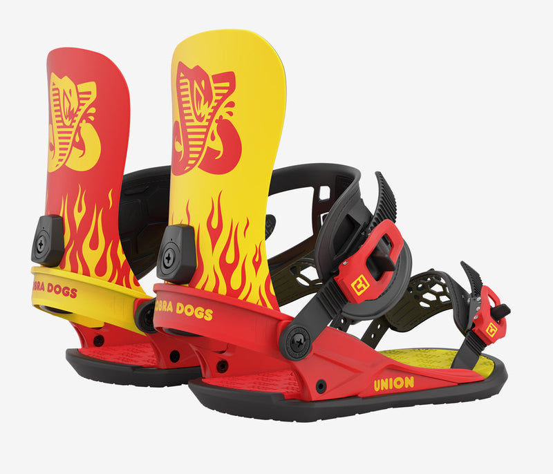 UNION X COBRA DOGS CUSTOM HOUSE STRATA MEN'S SNOWBOARD BINDINGS