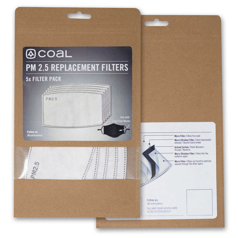 COAL THE FACE MASK PM 2.5 CARBON FILTER