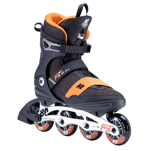K2 FIT 80 ALU Inline Skate 2021-Orange/Black