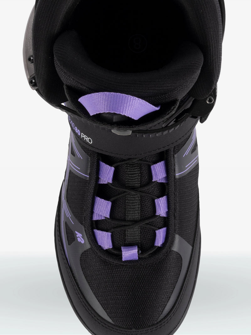 K2 ALEXIS 80 PRO INLINE SKATES 2022-BLACK/LAVENDER