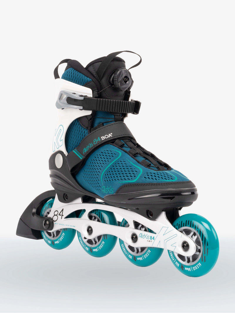 K2 ALEXIS 84 BOA INLINE SKATES 2022-TEAL/WHITE