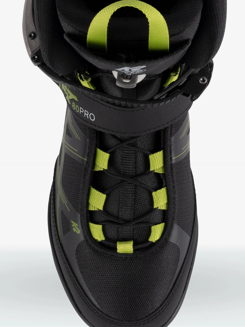 K2 F.I.T. 80 PRO INLINE SKATES 2022-BLACK/LIME GREEN