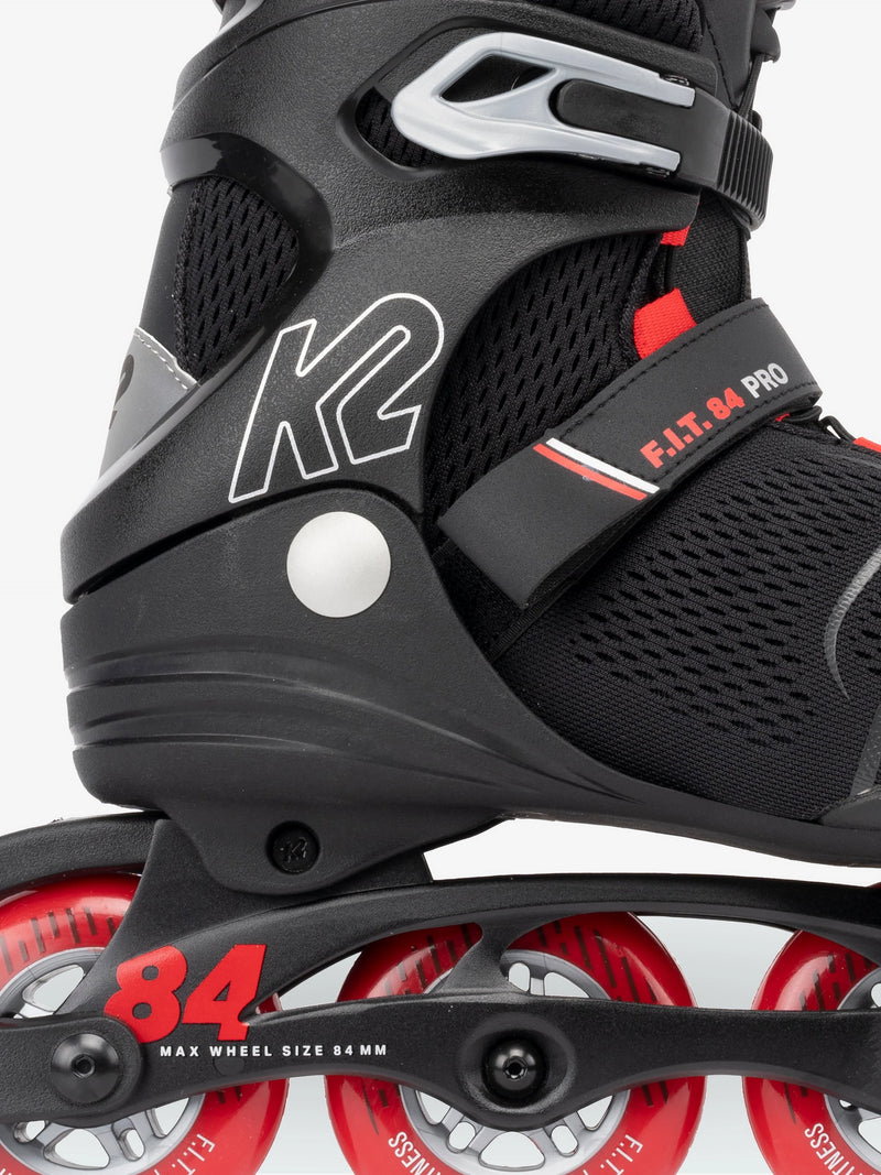 K2 F.I.T. 84 PRO INLINE SKATES 2022-RED/BLACK
