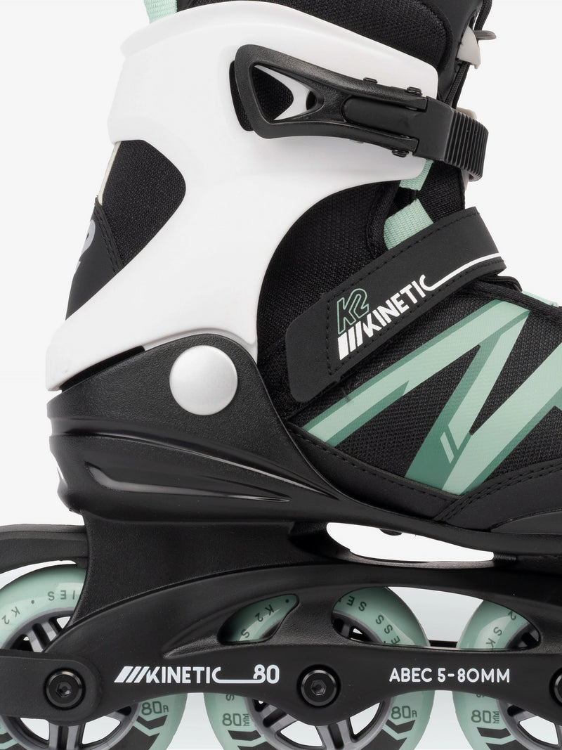 K2 KINETIC 80 PRO WOMEN'S INLINE SKATES 2022-BLACK/SAGE