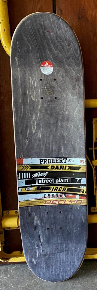 STREET PLANT BOB PROBERT JERSEY SKATEBOARD DECK - 8.5"