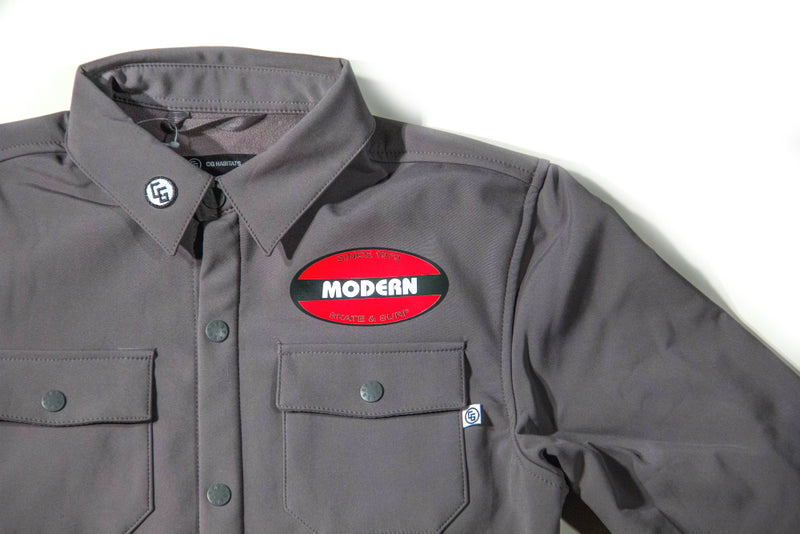 CANDYGRIND x MODERN TECH WORKSHIRT - GREY